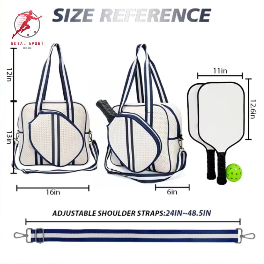 Túi đựng vợt pickleball M3HG 4 Kích thước túi đựng vợt pickleball m6hg