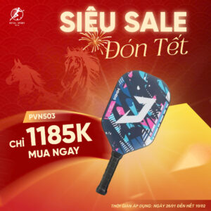 Vợt Pickleball cao cấp sợi carbon T700 PVN503