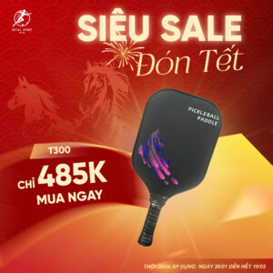 Vợt Pickleball sợi Carbon cao cấp T300
