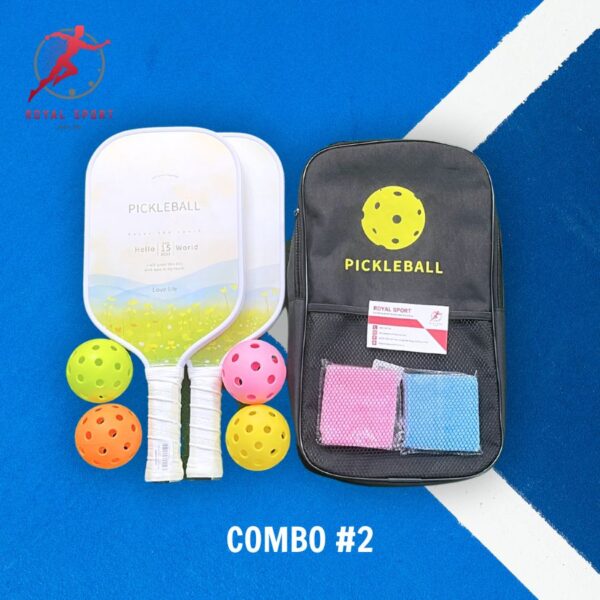 combo vợt pickleball đủ tiêu chuẩn lên sân cho người mới
