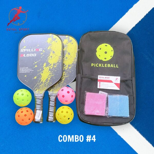 combo vợt pickleball đủ tiêu chuẩn lên sân cho người mới