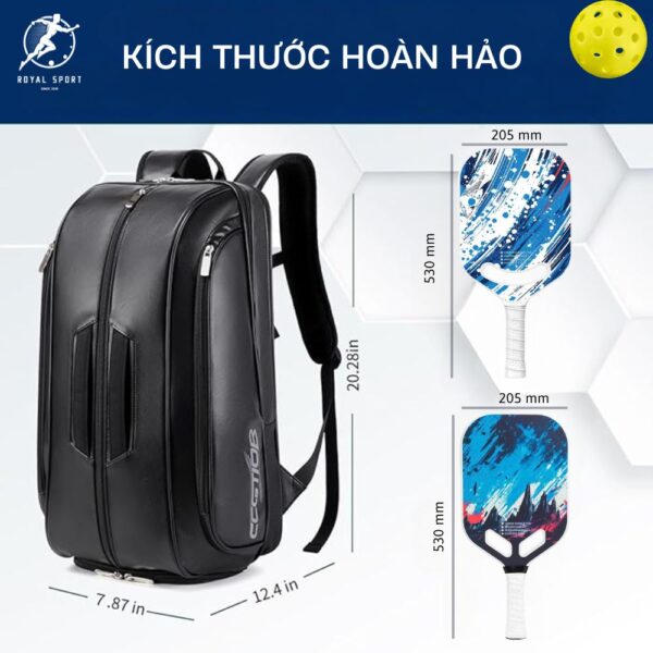 Kích thước Balo Pickleball Cao Cấp PVN600