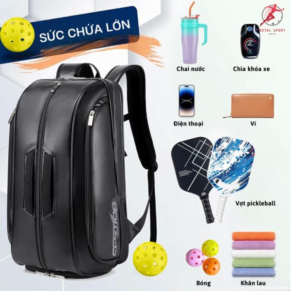 Đựng đầy đủ đồ với Balo Pickleball Cao Cấp PVN600