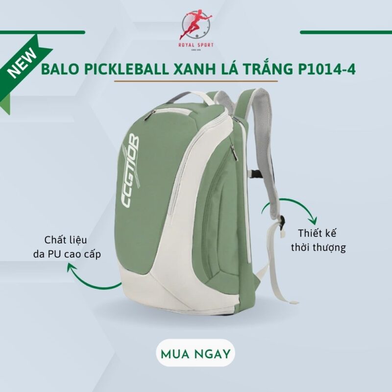 Balo Đựng Vợt Pickleball Da PU Cao Cấp P1014-4 5 Balo đựng vợt pickleball da PU cao cấp P1014-4