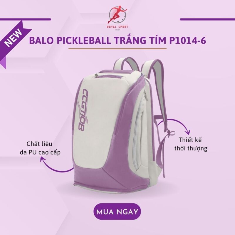 Balo Pickleball Da PU Cao Cấp P1014-6 5 Balo pickleball da PU cao cấp P1014-6