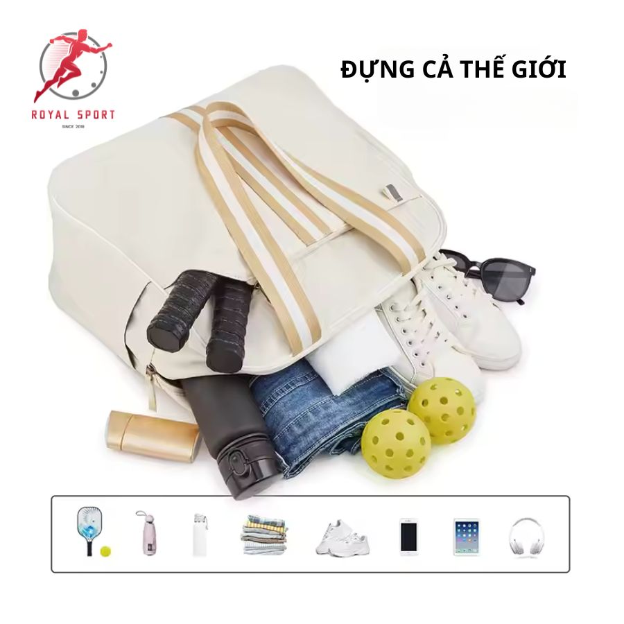 Túi đựng vợt pickleball có ngăn để giày riêng PB01HG 3 sức chứa của Túi đựng vợt pickleball có ngăn để giày riêng PB01HG