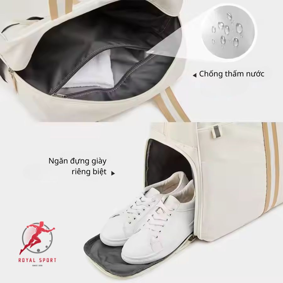 Túi đựng vợt pickleball có ngăn để giày riêng PB01HG 4 ngăn để giày riêng của Túi đựng vợt pickleball có ngăn để giày riêng PB01HG