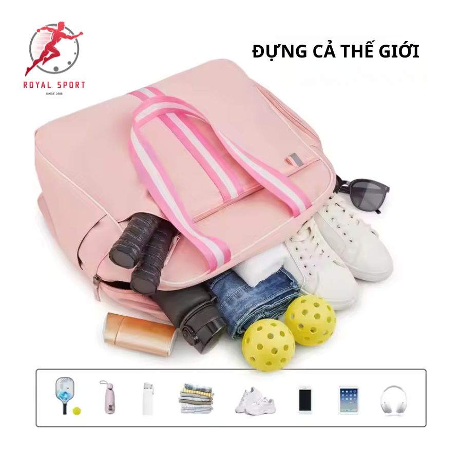 sức chứa Túi đựng vợt pickleball có ngăn để giày riêng PB02HG