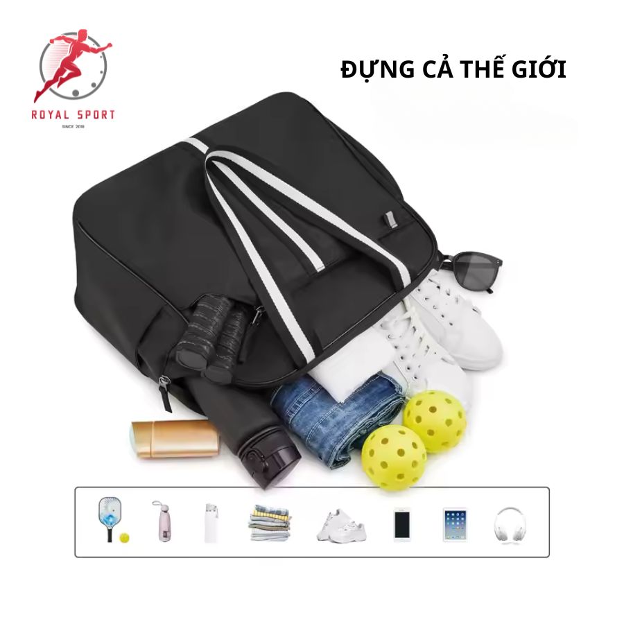 sức chưa đồ của Túi đựng vợt pickleball có ngăn để giày riêng PB03HG
