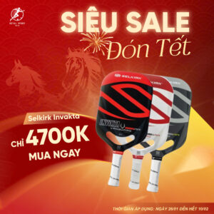 Vợt Selkirk Invakta Chính Hãng, Giá Cực Tốt