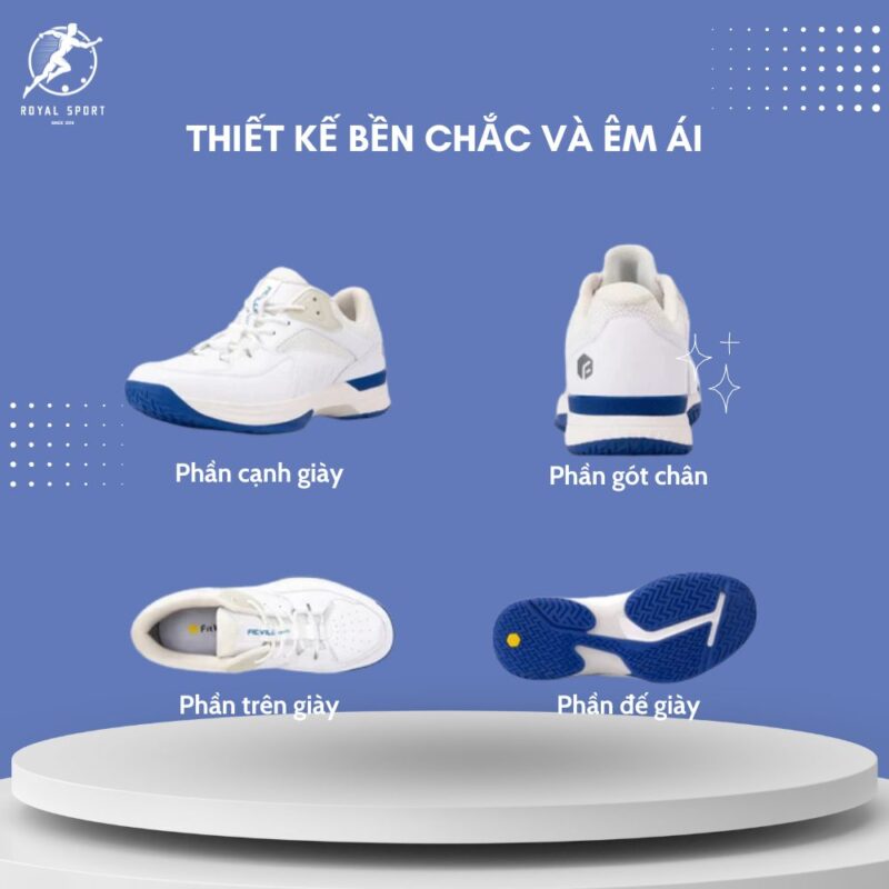 Giày Pickleball nam cao cấp GPM2-2-M 10 giay-gmp2-2-m-co-thiet-ke-em-ai-va-tien-loi