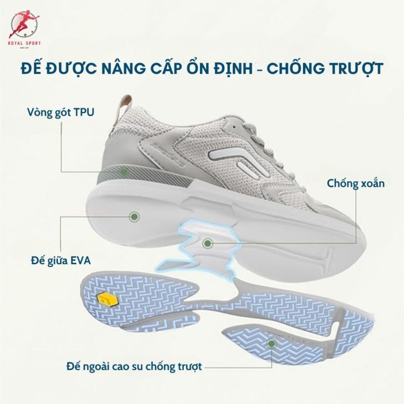 Giày Fitville nữ cao cấp GPM4-1-W 7 de-giay-gpm4-1-w-duoc-nang-cap-on- dinh-va-sieu-chong-truot-khi-di-chuyen