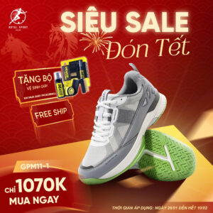 Giày Pickleball nam cao cấp Fitville GPM11-1-M