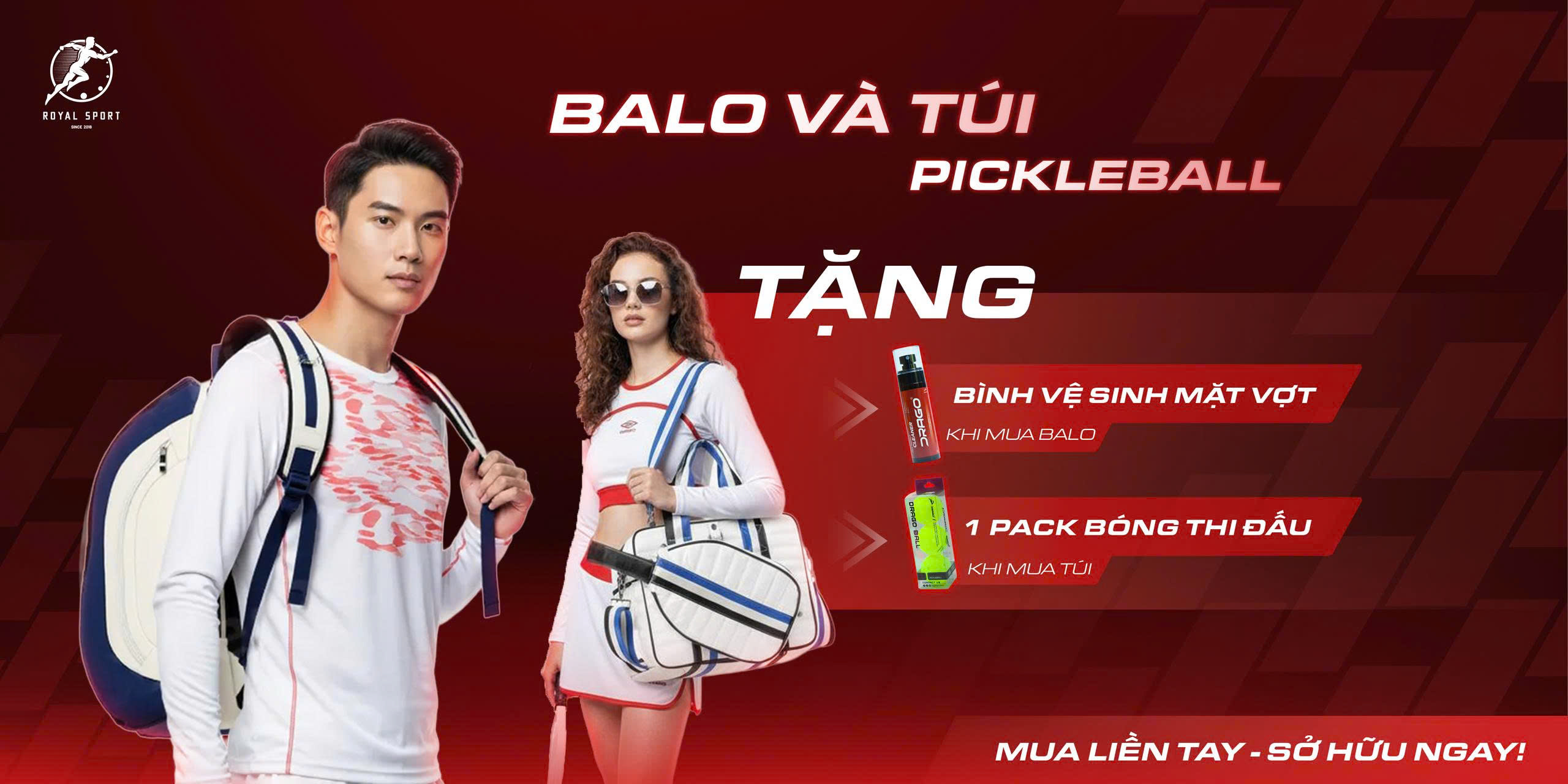 balo và túi pickleball